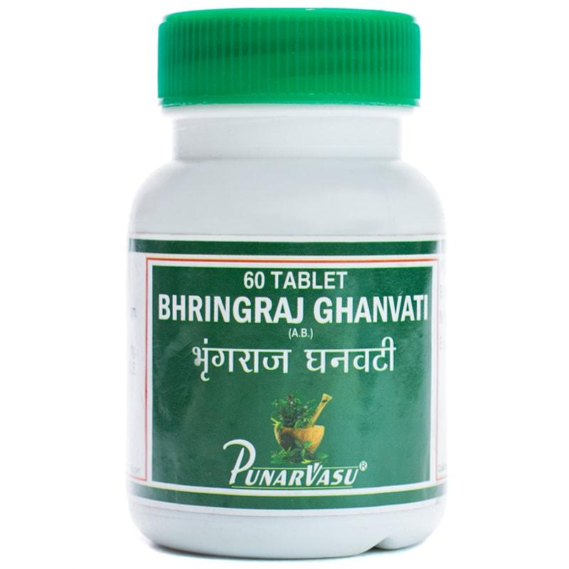 Брингарадж-гханваті/Bhringraj ghanvati — стимуляція росту волосся — Пунарвансу — 60 таб