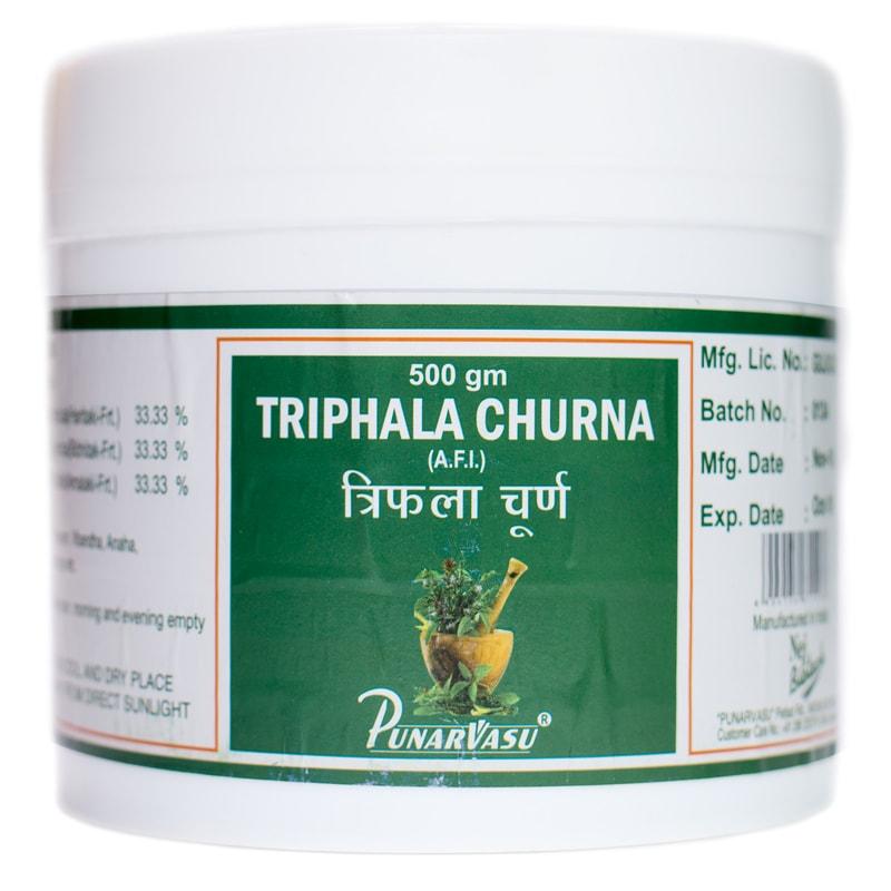 Аюрведический препарат Трифала чурна для похудения, улучшает работу печени, кишечника Triphala churna