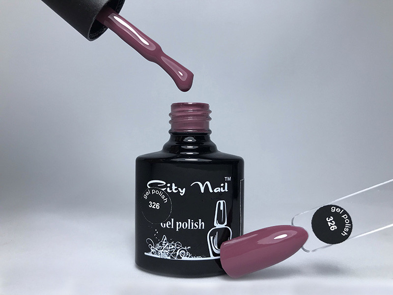Гель-лак CityNail 326 червоно-бордовий - Професійні лаки для нігтів - Гель Лаки Преміум Класу