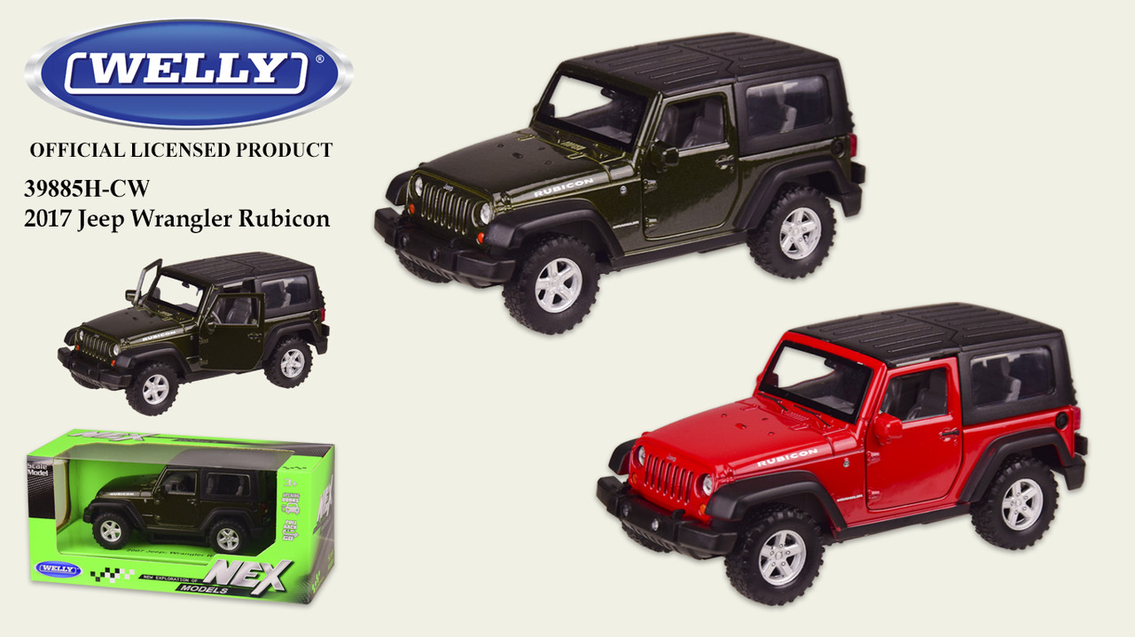 Автомодель Машина металева 39885H-CW "WELLY" 1:32 JEEP WRANGLER RUBICON, фото 1