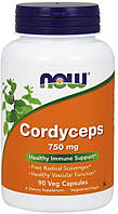 Now Foods Cordyceps 750mg 90 капсул