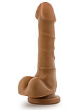 Фалоімітатор DILDO DR. SKIN REALISTIC COCK BASIC 7 MOCHA, фото 2