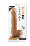Фалоімітатор DILDO DR. SKIN REALISTIC COCK BASIC 7 MOCHA, фото 7