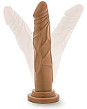 Фалоімітатор DILDO DR. SKIN REALISTIC COCK BASIC 7 MOCHA, фото 3