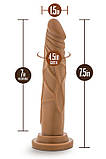 Фалоімітатор DILDO DR. SKIN REALISTIC COCK BASIC 7 MOCHA, фото 6