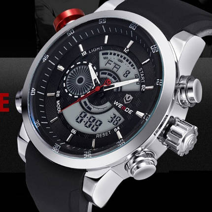 Weide Чоловічі годинники Weide Premium Rubber, фото 1