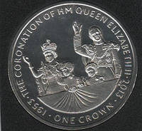 Остров Мэн 1 крона 2013 «Коронация королевы Елизаветы II в 1953 году» UNC