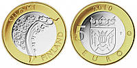 Фінляндія 5 євро 2010 «Історичні провінції Фінляндії — Загальна» UNC (KM#158)