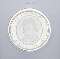 Германия 10 евро 2004 «Эдуард Морике» Серебро UNC