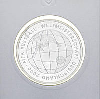 Германия 10 евро 2005 «Чемпионат мира по футболу в Германии в 2006» Серебро UNC