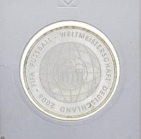 Германия 10 евро 2006 «Чемпионат мира по футболу в Германии в 2006» Серебро UNC