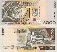 Албания 5000 леков 2013 UNC (P75b)