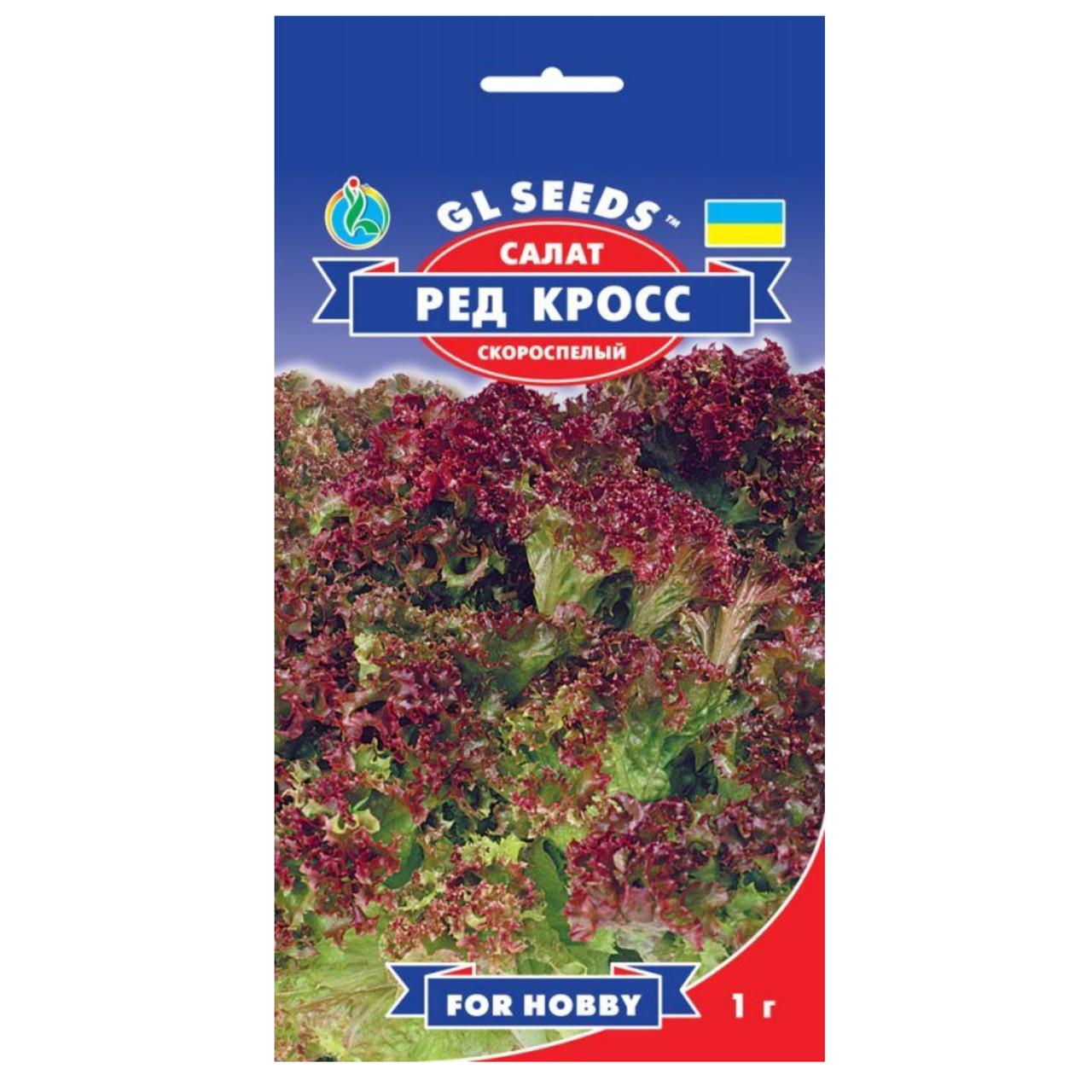 Салат Ред Кросс 1 г Gl Seeds, фото 1