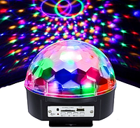 Светодиодный диско шар Bluetooth Music Ball + Флешка + Пульт Диско-шар светодиодный Led Magic Ball