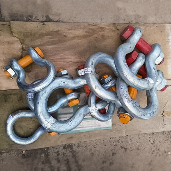 Скоба такелажна 4,75тн пряма тип G-2150 (болт-гайка) G-210 (гвинт), фото 1