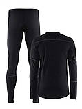 Термобілизна чоловіча Craft Baselayer Set S 1905332 BLACK / GRANITE S, фото 3