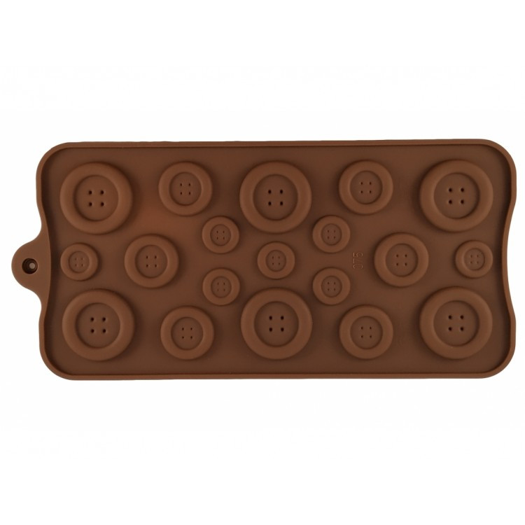 Форма силіконова для цукерок Empire Ґудзики (200205)