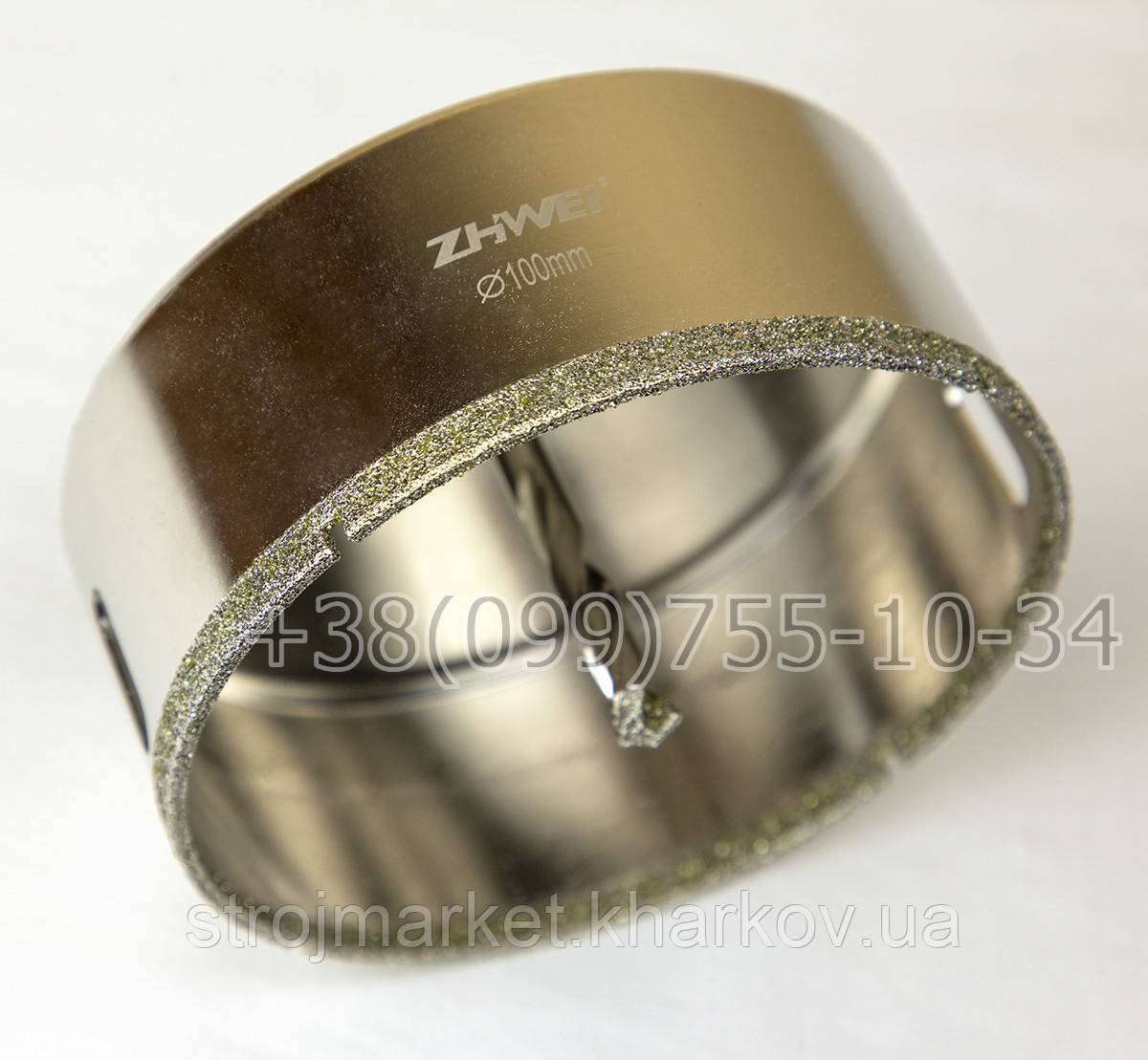 Алмазні коронки зі свердлом ZHWEI 100 мм