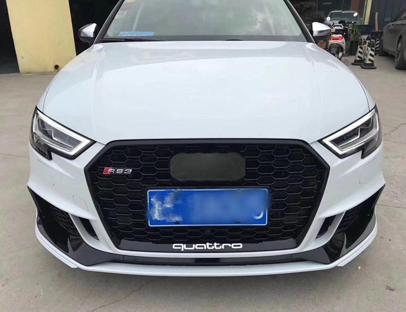 Передній бампер Audi A3 8V (2017+) тюнінг обвіс стиль RS3