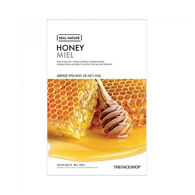 Зволожуюча тканинна маска з екстрактом меду The Face Shop Real Nature Honey