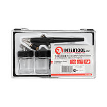 Аерограф міні з набором аксесуарів INTERTOOL PT-1503, фото 3