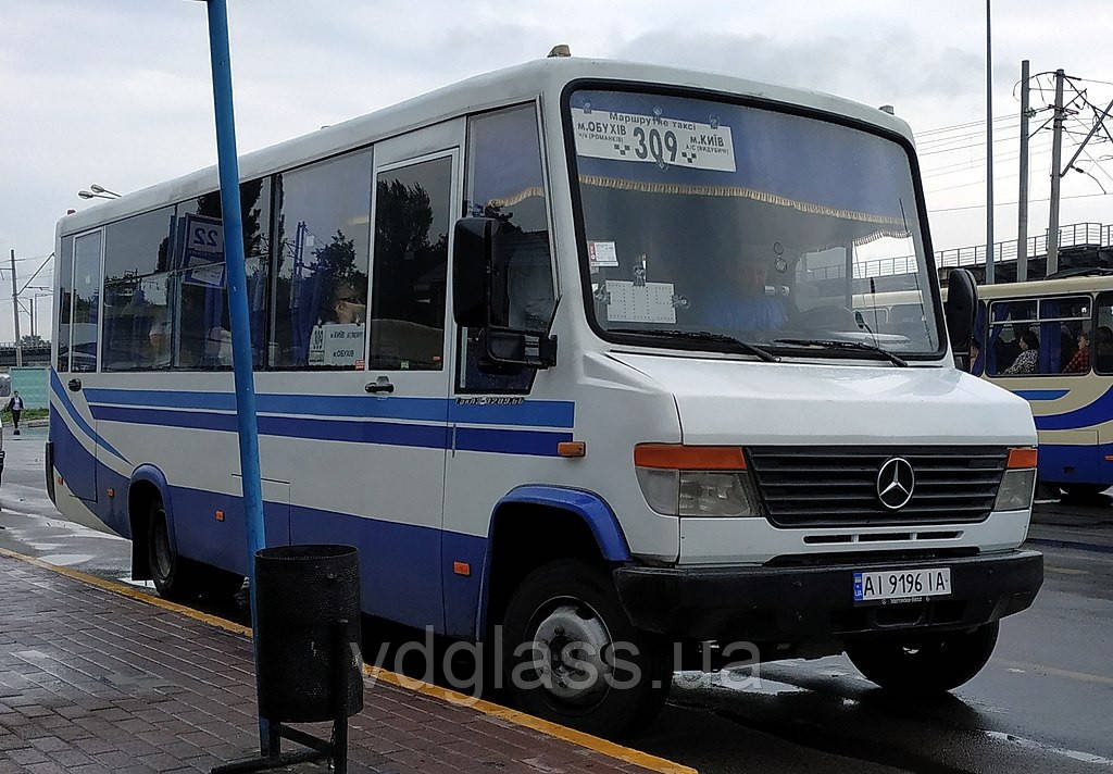 Галаз 3209 (на шасі Mercedes-Benz Vario) лобове скло від українського виробника автостекла, фото 1