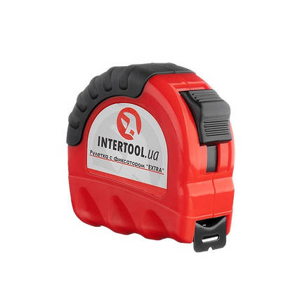 Рулетка з фіксатором 3м "EXTRA" INTERTOOL МТ-0203, фото 2