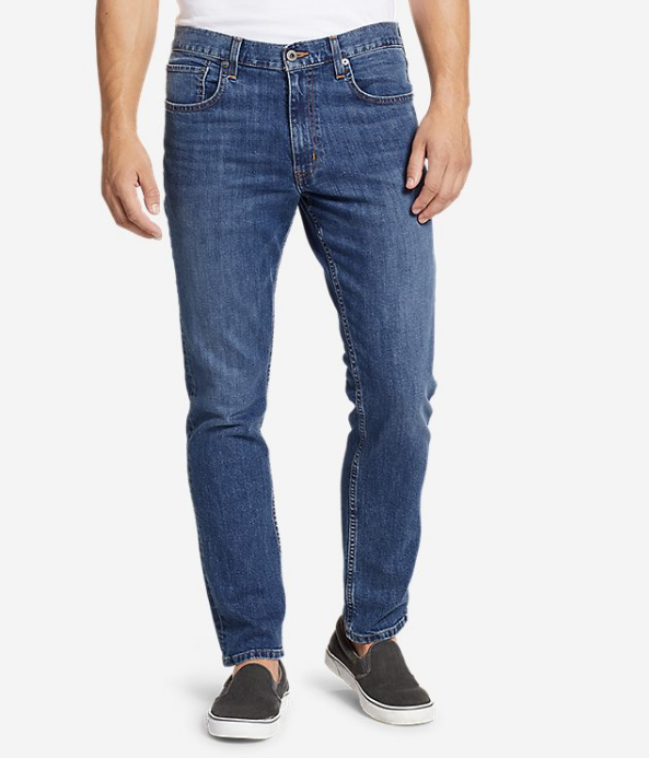 Мужские Джинсы Eddie Bauer Men's Flex Jeans Slim Fit — Купить