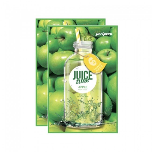 Тканинна маска для обличчя Peripera Juice Apple Time Sheet Mask