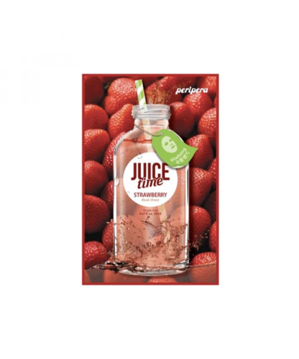 Тканинна маска для обличчя Peripera Juice Time Strawberry Mask Sheet