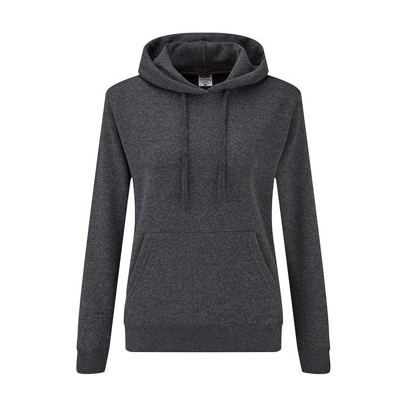 Женская Толстовка с Капюшоном Серая Меланж 038-HD — Купить Недорого на ...