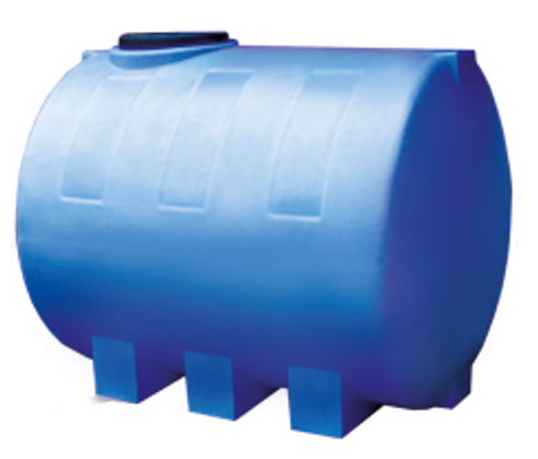 Бак пластиковий горизонтальний 2000 літрів, фото 1