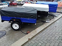 Тент 2,00 х 1,20 ПВХ Єврофура на легковий причіп ПВАМ 2012