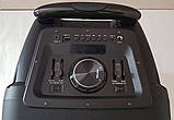 Колонка акумуляторна з мікрофоном ZPX ZX-7766 200W (Bluetooth/USB/FM/TWS), фото 3