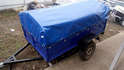Тент ПВХ Єврофура на легковий причіп крид 2,00 х 1,30