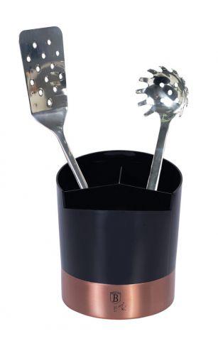 Підставка для кухонних аксесуарів BERLINGER HAUS Black Rose Collection 14,5 х 17 см 6773BH, фото 1