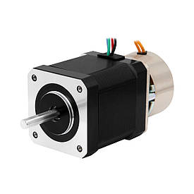 Двигун кроковий з гальмом 42BYGH47-401AS-S (NEMA 17, 0.55 Нм, 1.7 А, 1.8°)