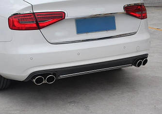 Дифузор Audi A4 B8 (12-16) тюнінг обвіс стиль S4