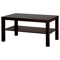 Журнальный стол IKEA LACK 90x55 см черно-коричневый 401.042.94