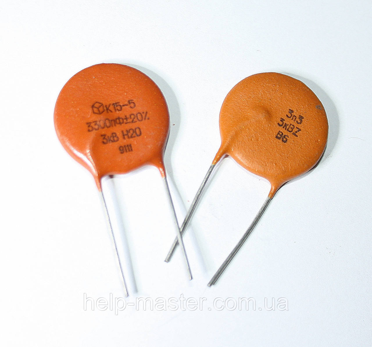 Конденсатор К15-5 3 кВ 3300пф Н20, фото 1