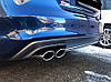 Дифузор Audi A4 B8 S-line (12-16) тюнінг обвіс стиль S4, фото 3