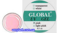 ГЕЛЬ ДЛЯ НАРОЩУВАННЯ GLOBAL (PINK) 15 Г