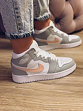 Кросівки Nike Air Jordan 1 Mid жіночі шкіряні, фото 5