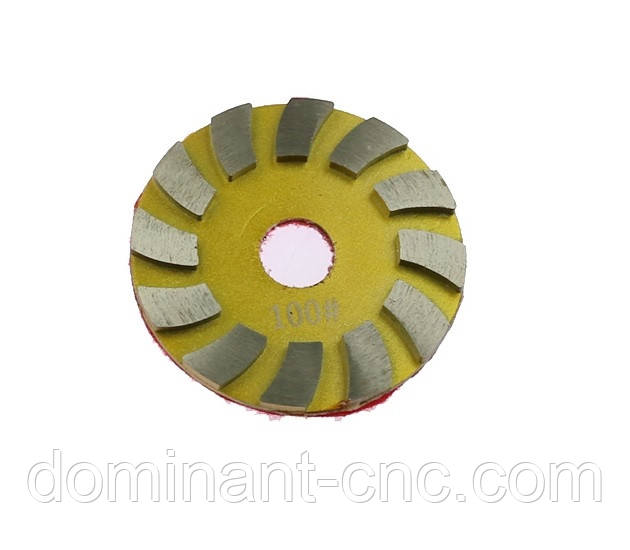 Алмазний шліфувальний круг Турбо 90 мм P100
