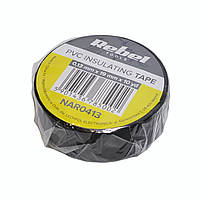 Ізострічка ПВХ Rebel 0,13x19мм (10ярд.) чорна, NAR0413