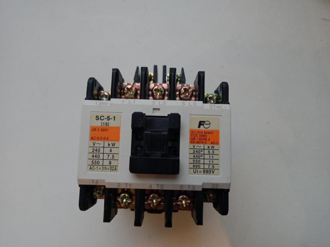 Контактор, котушка 380V Fuji Electric SC-5-1