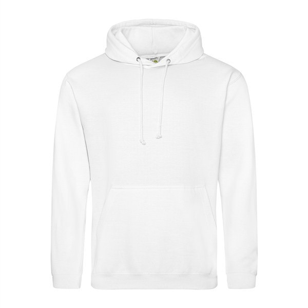 Худі толстовка UNISEX біла Just Hoods - AWJH001AWH