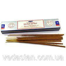Пахощі "Срібний дух" 15 р, запашні палички Silver Spirit Agarbatti, фото 1