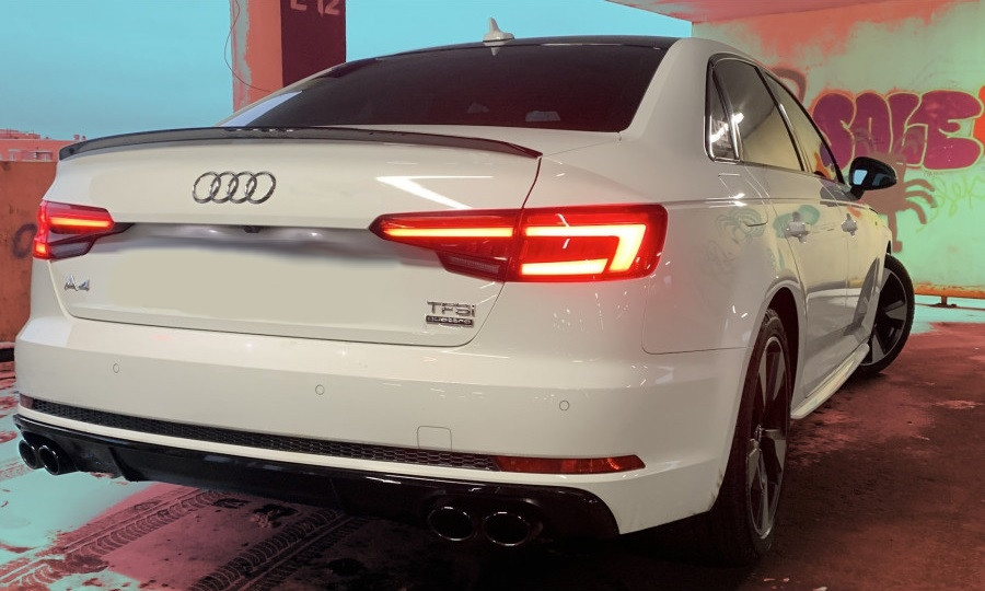 Дифузор Audi A4 B9 S-line тюнінг обвіс стиль S4