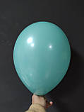 Латексна кулька пастель аквамарин 10" / 50 / 26см Aquamarine Gemar, фото 3